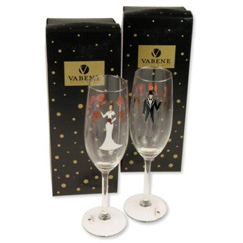 Sektgläser Braut & Bräutigam