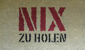 Kokos-Fußmatte Nix zu holen