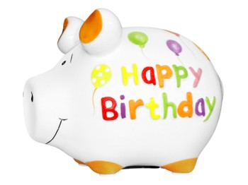 Sparschwein Happy Birthday