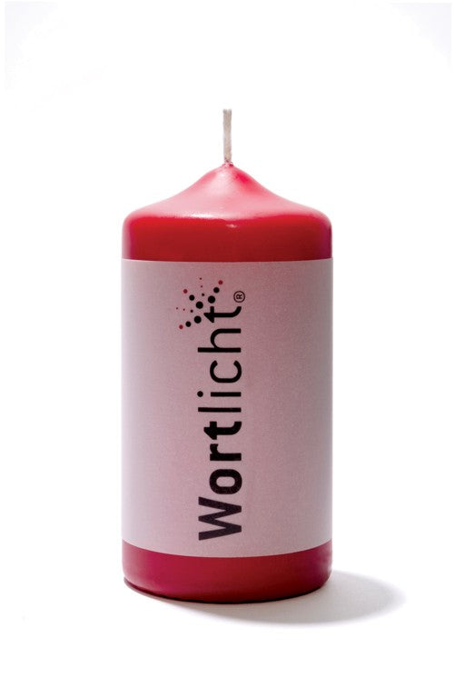 Wortlicht-Kerze Herzensbotschaft