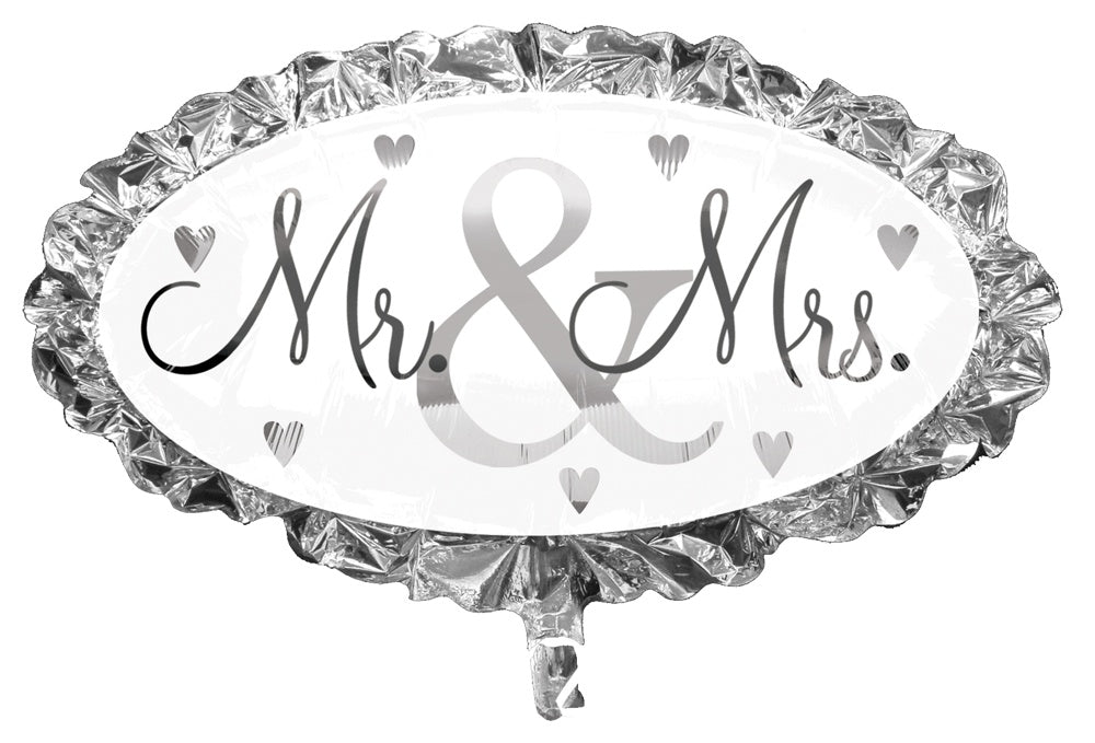 Folienballon Mr. & Mrs.
