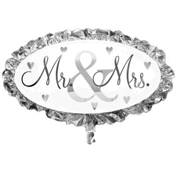 Folienballon Mr. & Mrs.