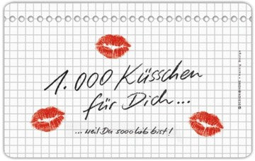 Frühstücksbrettchen 1000 Küsschen