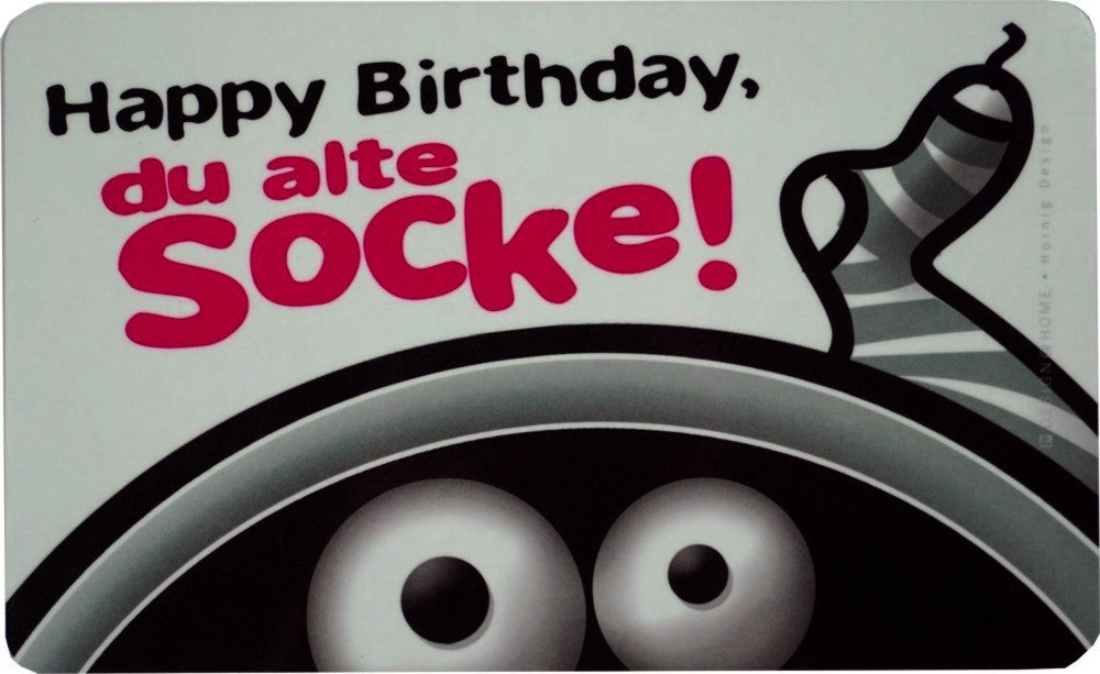 Frühstücksbrettchen Alte Socke