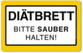 Frühstücksbrettchen Diätbrett