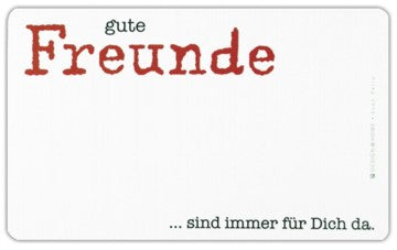 Frühstücksbrettchen Gute Freunde