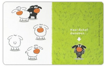 Frühstücksbrettchen Haar-Schaf