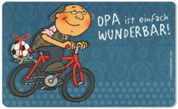Frühstücksbrettchen Opa ist wunderbar