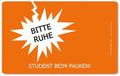 Frühstücksbrettchen Student orange