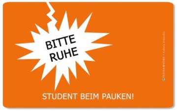 Frühstücksbrettchen Student orange