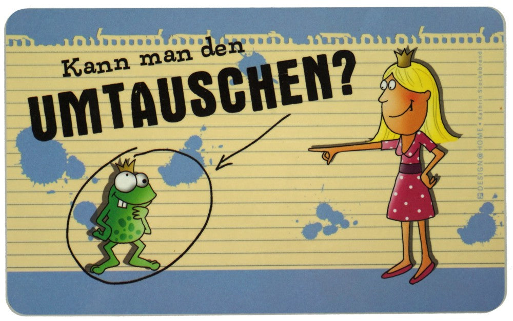 Frühstücksbrettchen Umtauschen?