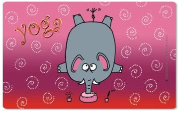 Frühstücksbrettchen Yoga Elefant
