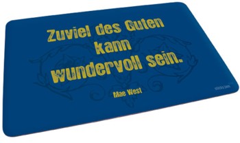 Frühstücksbrettchen Zuviel des Guten