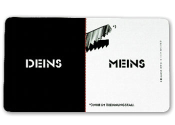 Frühstücksbrettchen Deins/Meins