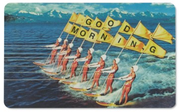 Frühstücksbrettchen Good Morning Wasserski