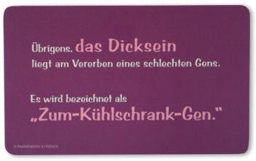 Frühstücksbrettchen Kühlschrank-Gen