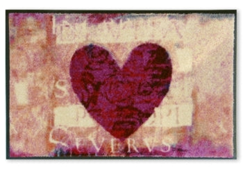 Waschbare Komfortmatte Heart