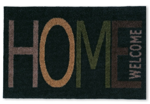 Fußmatte Home/Welcome black