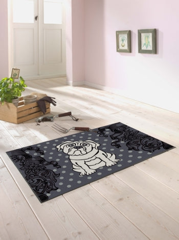 Waschbare Komfortmatte Mops