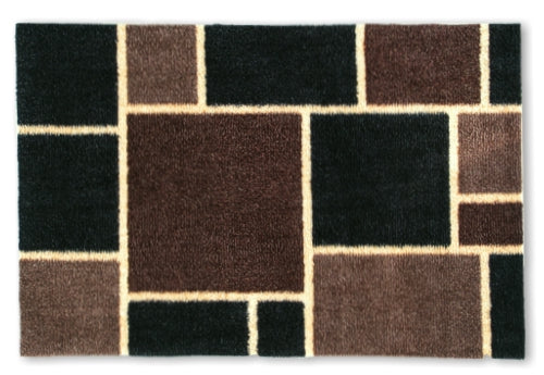 Fußmatte Quadro braun/schwarz