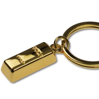 Schlüsselanhänger Goldbarren
