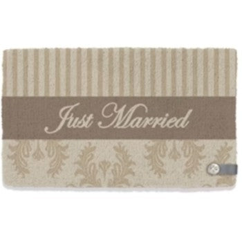 Kokos-Fußmatte Just Married