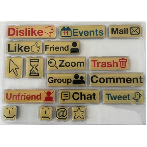 Magnete Social Talk 18tlg.