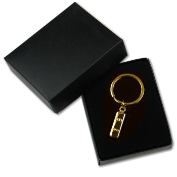 Schlüsselanhänger Goldbarren