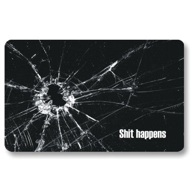 Frühstücksbrettchen Shit happen´s