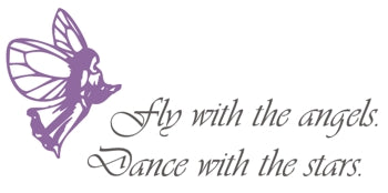 Wandaufkleber Fly with the angels