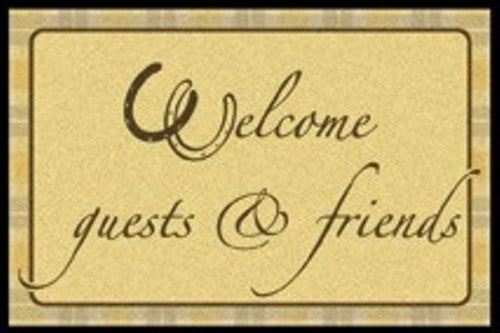 Waschbare Komfortmatte Welcome guests